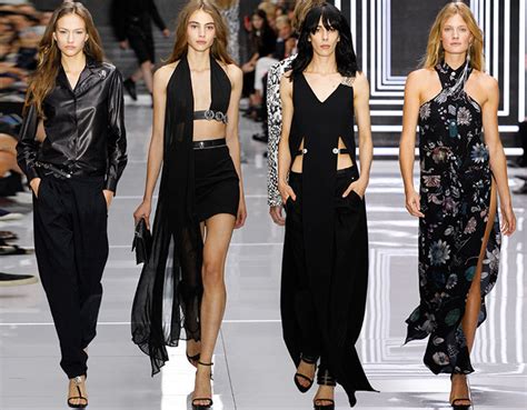 versace collection sommer 2016 black|Versus Versace 2016 Spring / Summer .